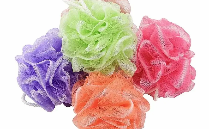 Premium soft LDPE Bath Loofah Net mesh, Bath Loofah Net in different colours 