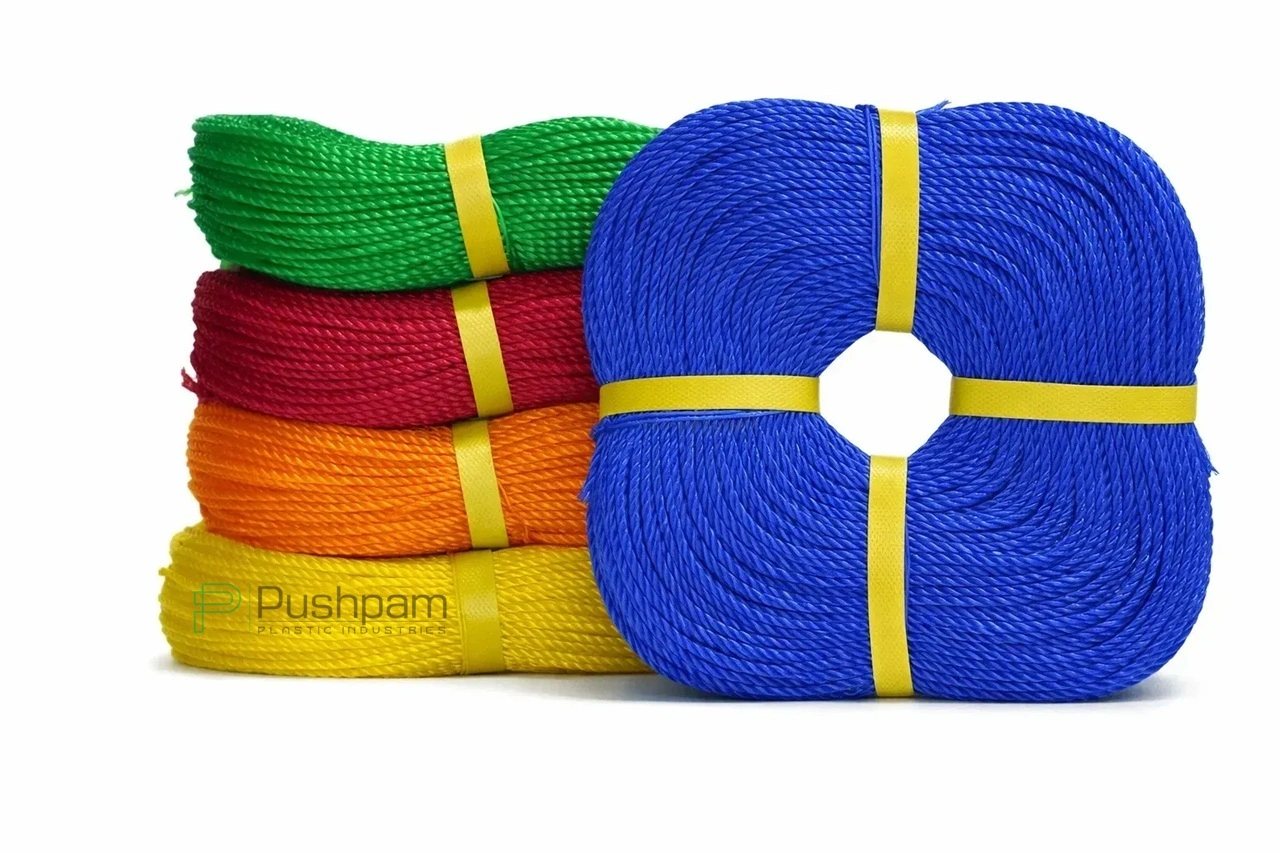 3-strand HDPE Rope in multiple colours